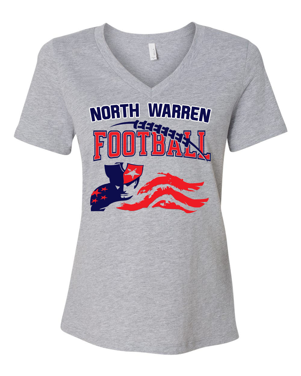 NW Football Design 6 V-neck T-shirt