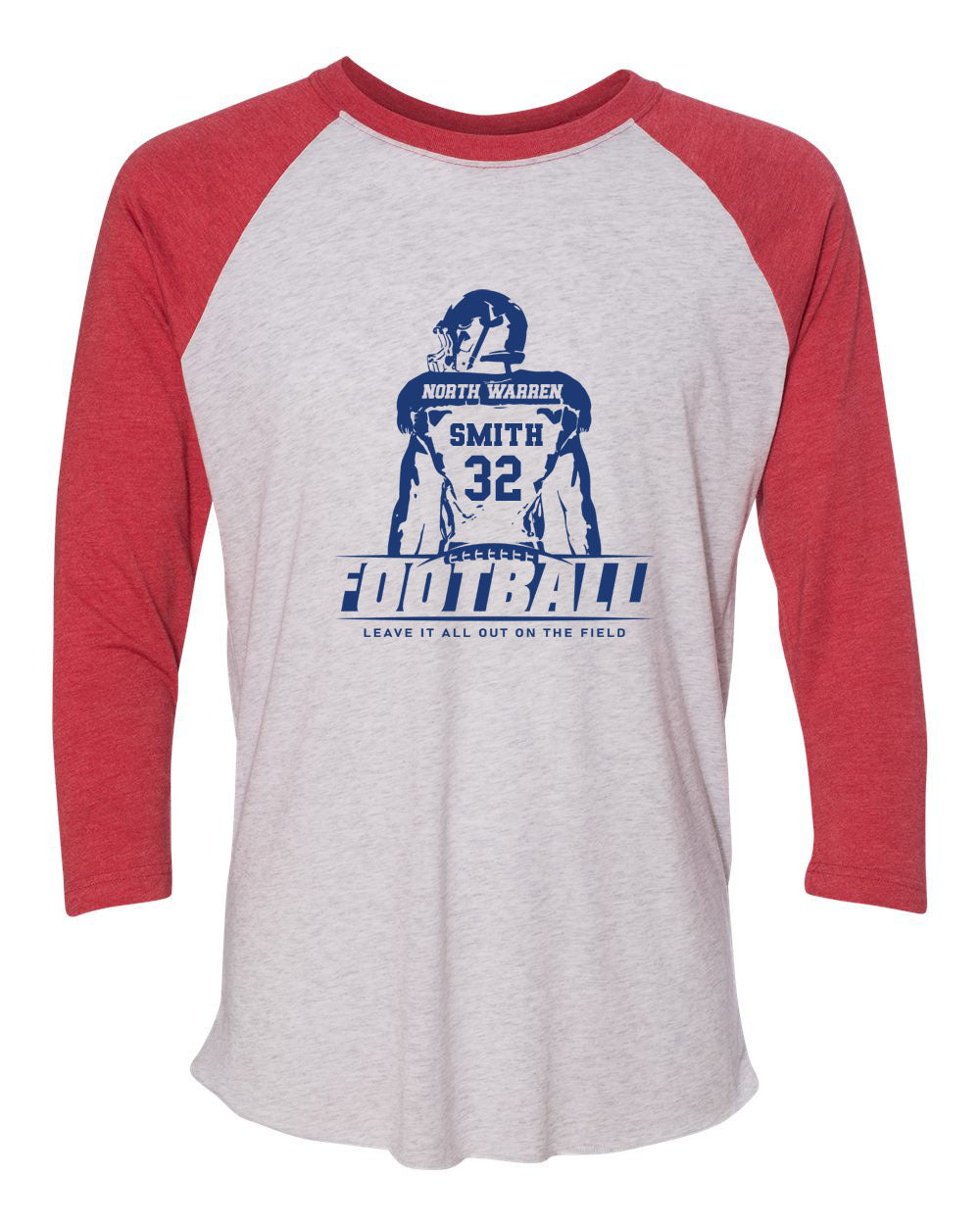 NW Football design 8 raglan shirt