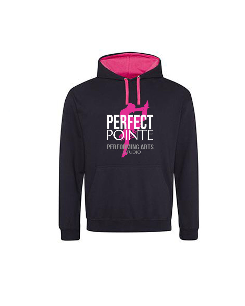 Perfect Pointe Design 6 Hooded Sweatshirt, pink