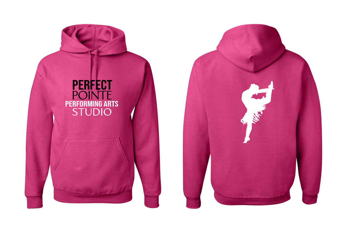 Perfect Pointe Design 5 Hooded Sweatshirt, Pink
