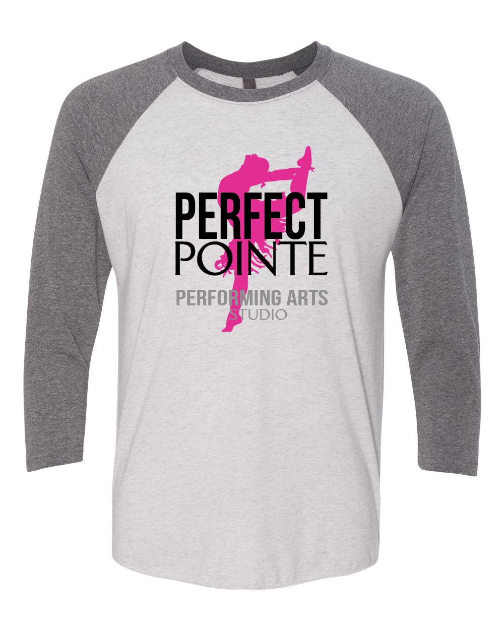 Perfect Pointe design 6 raglan shirt