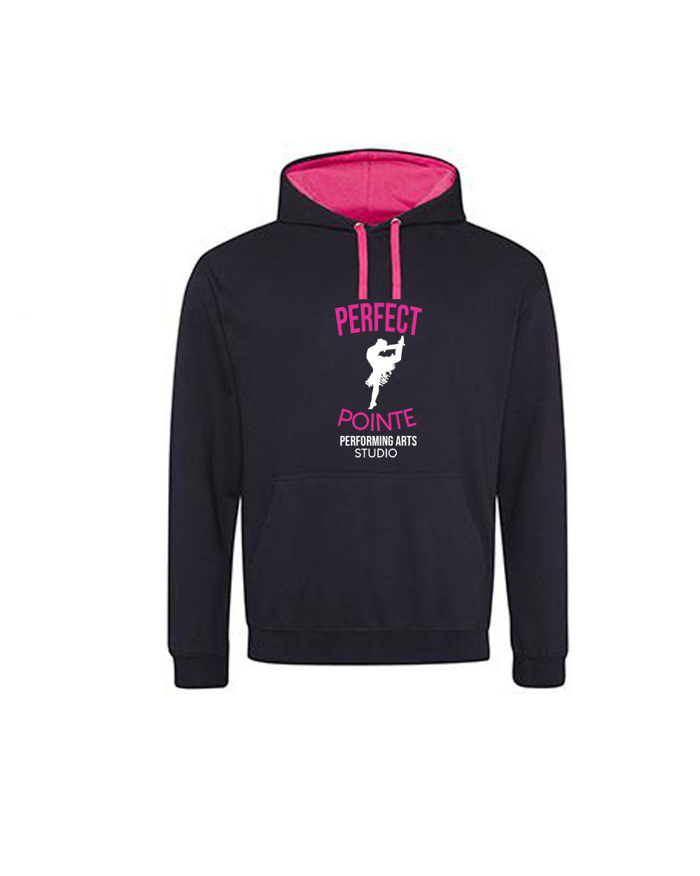 Perfect Pointe Design 8 Hooded Sweatshirt, pink