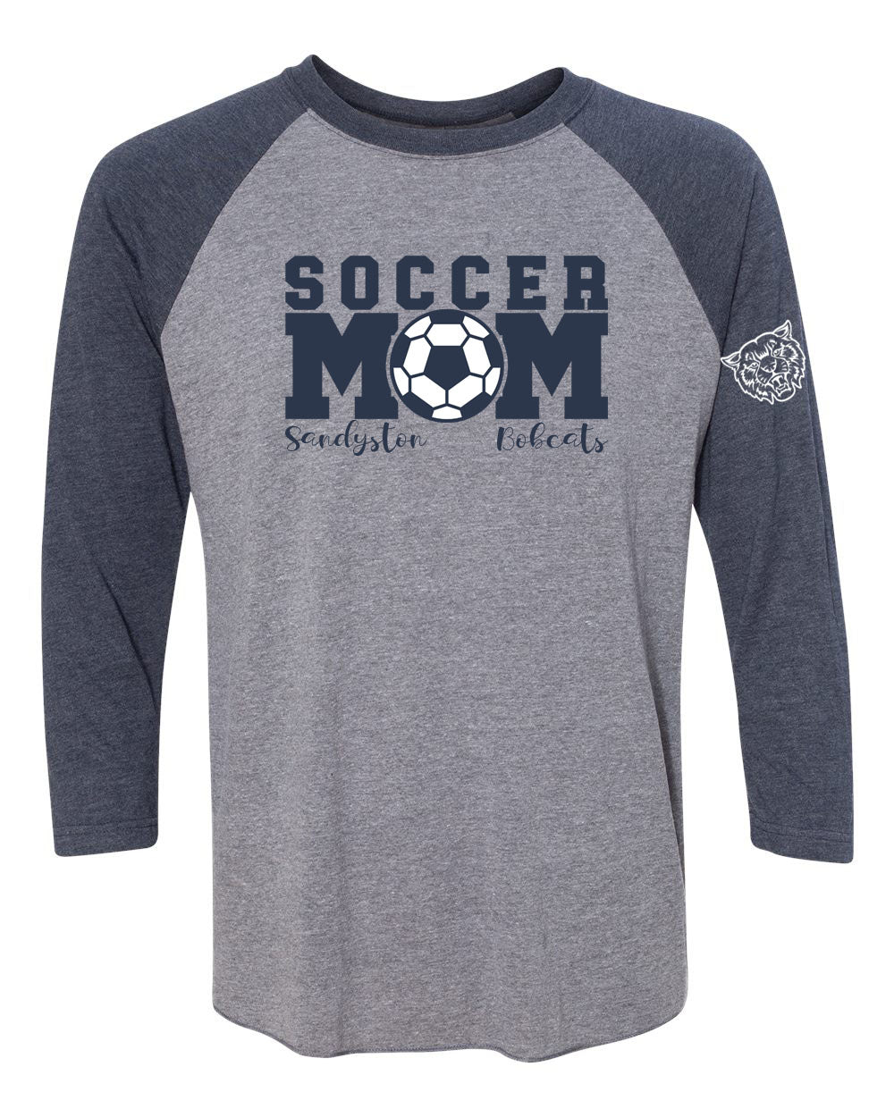 Sandyston Soccer Design 4 raglan shirt