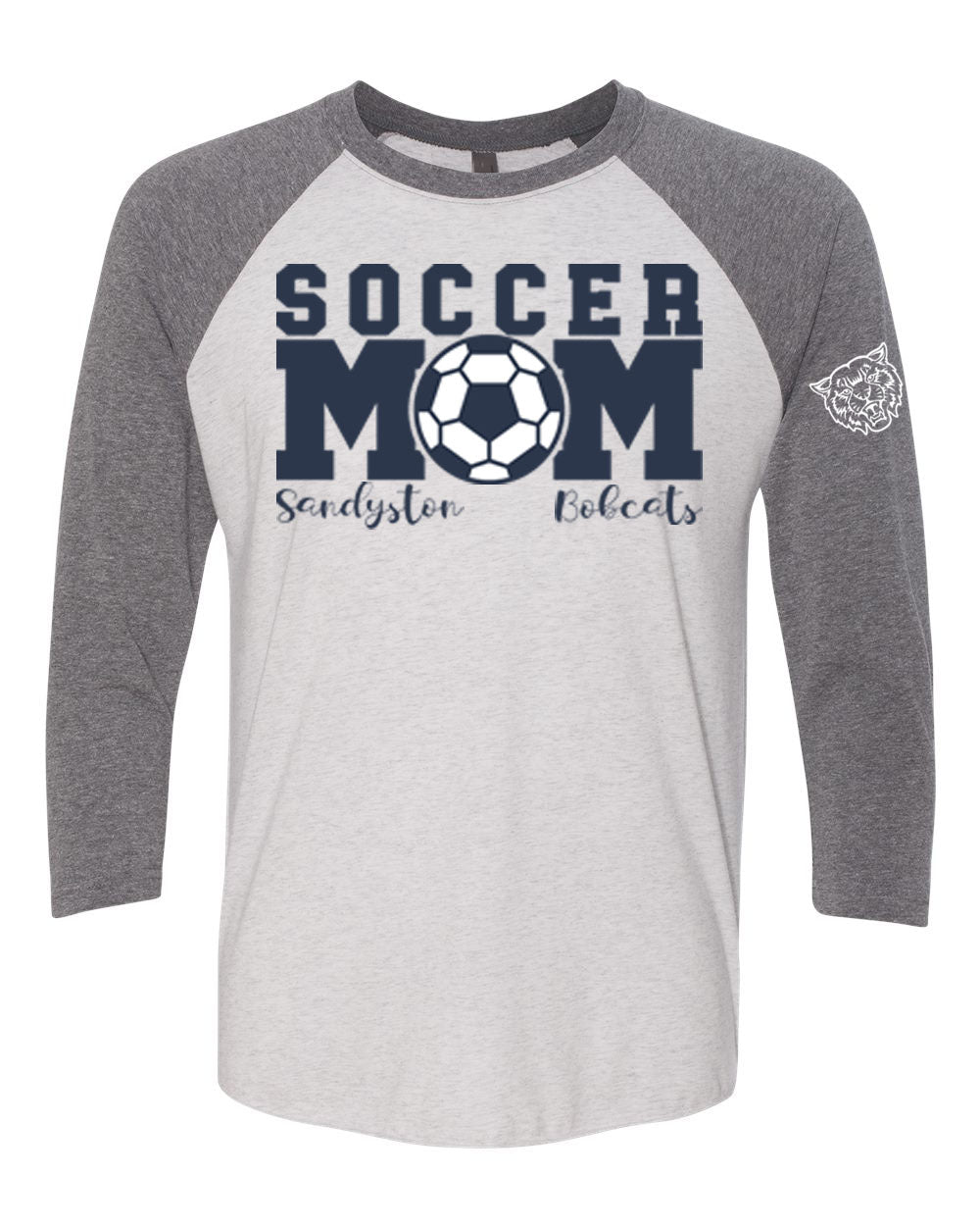 Sandyston Soccer Design 4 raglan shirt