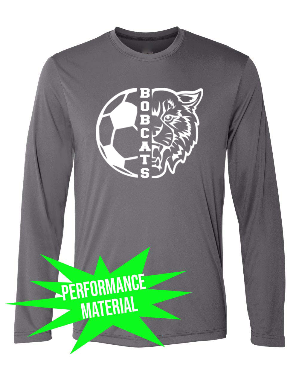 Sandyston Soccer Performance Material Design 1 Long Sleeve Shirt