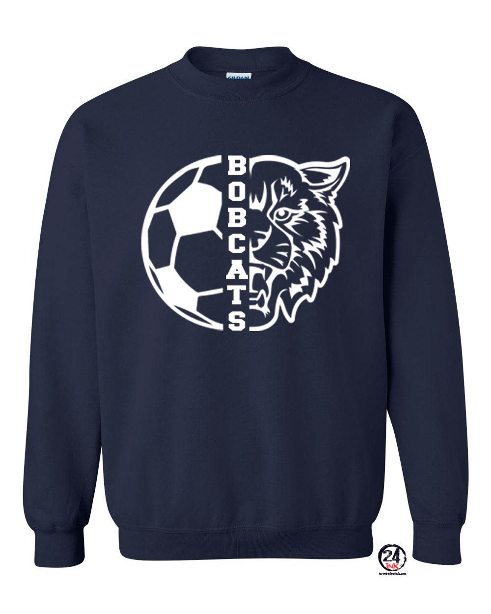 Sandyston Soccer Design 1 non hooded sweatshirt