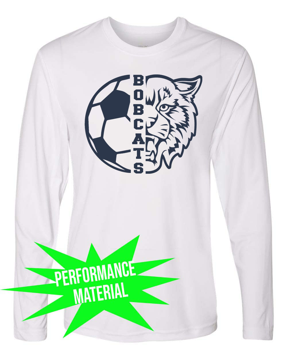 Sandyston Soccer Performance Material Design 1 Long Sleeve Shirt