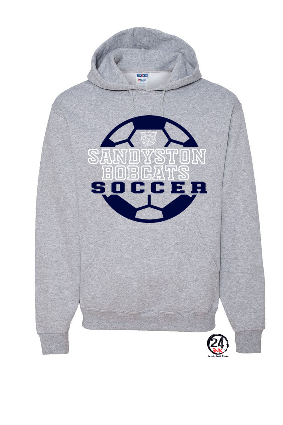 Sandyston Soccer Design 2 Hooded Sweatshirt