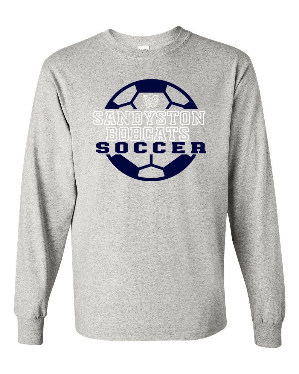 Sandyston Soccer Design 2 Long Sleeve Shirt