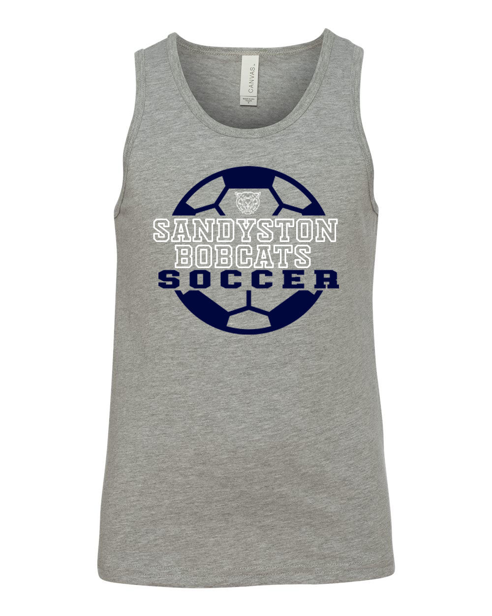 Sandyston Soccer design 2 Muscle Tank Top
