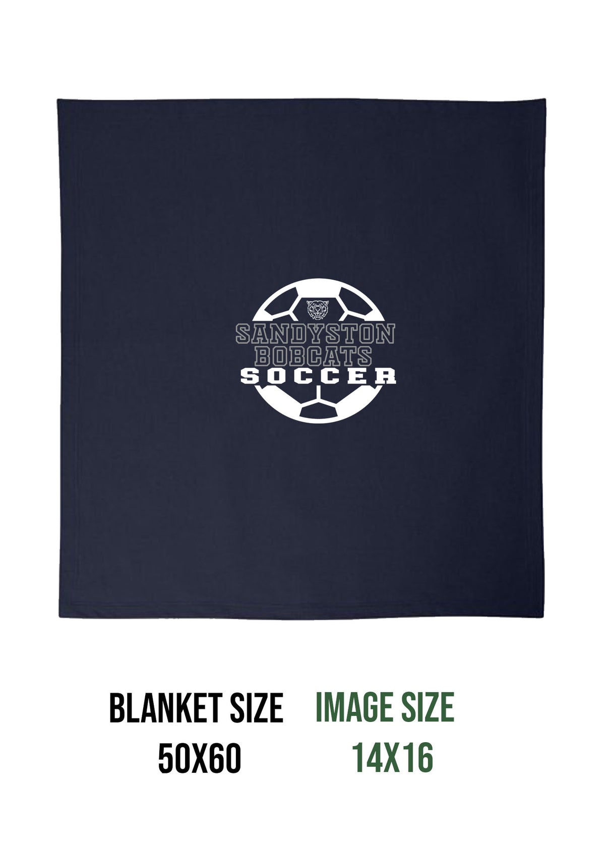 Sandyston Soccer Design 2 Blanket
