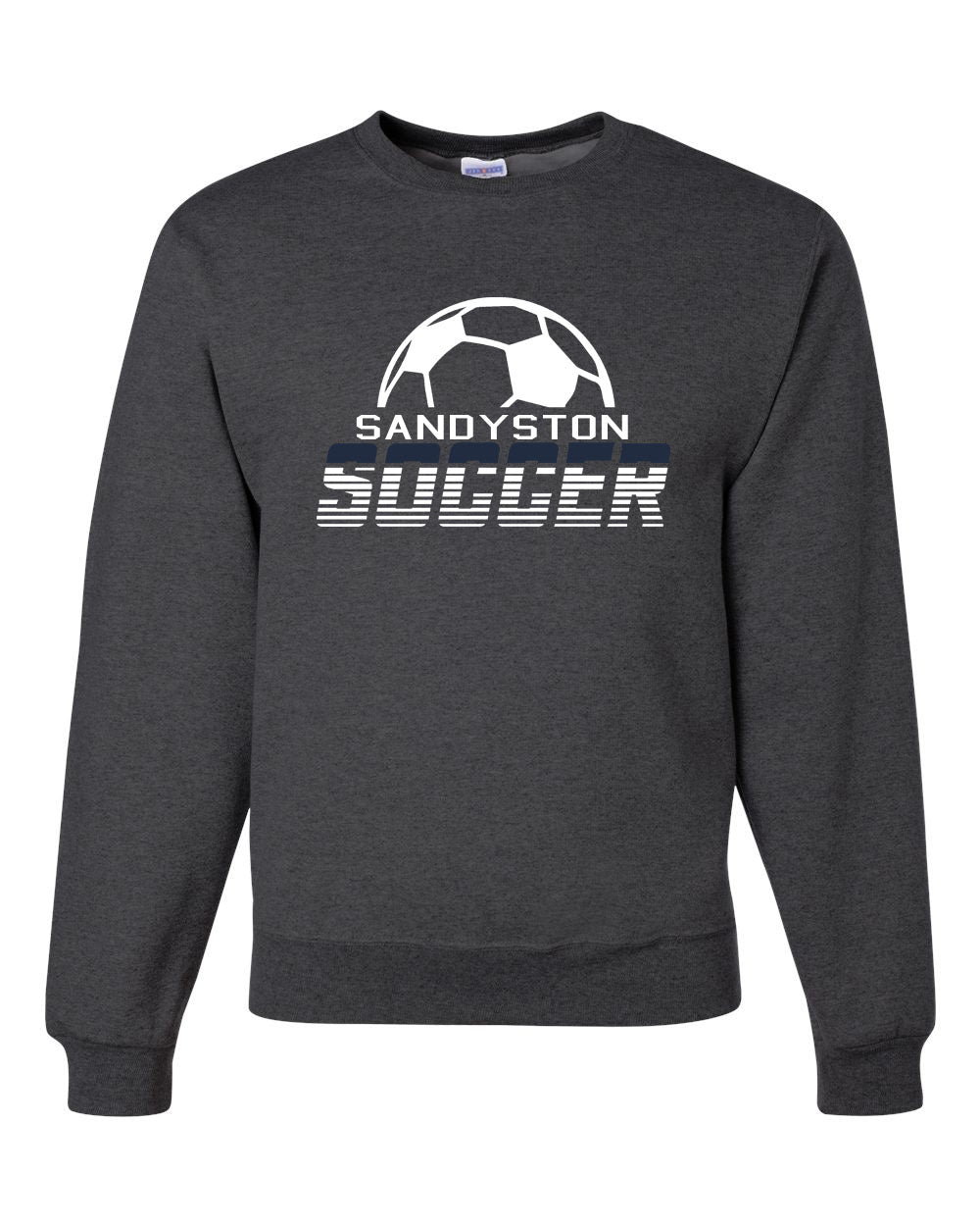 Sandyston Soccer Design 3 non hooded sweatshirt