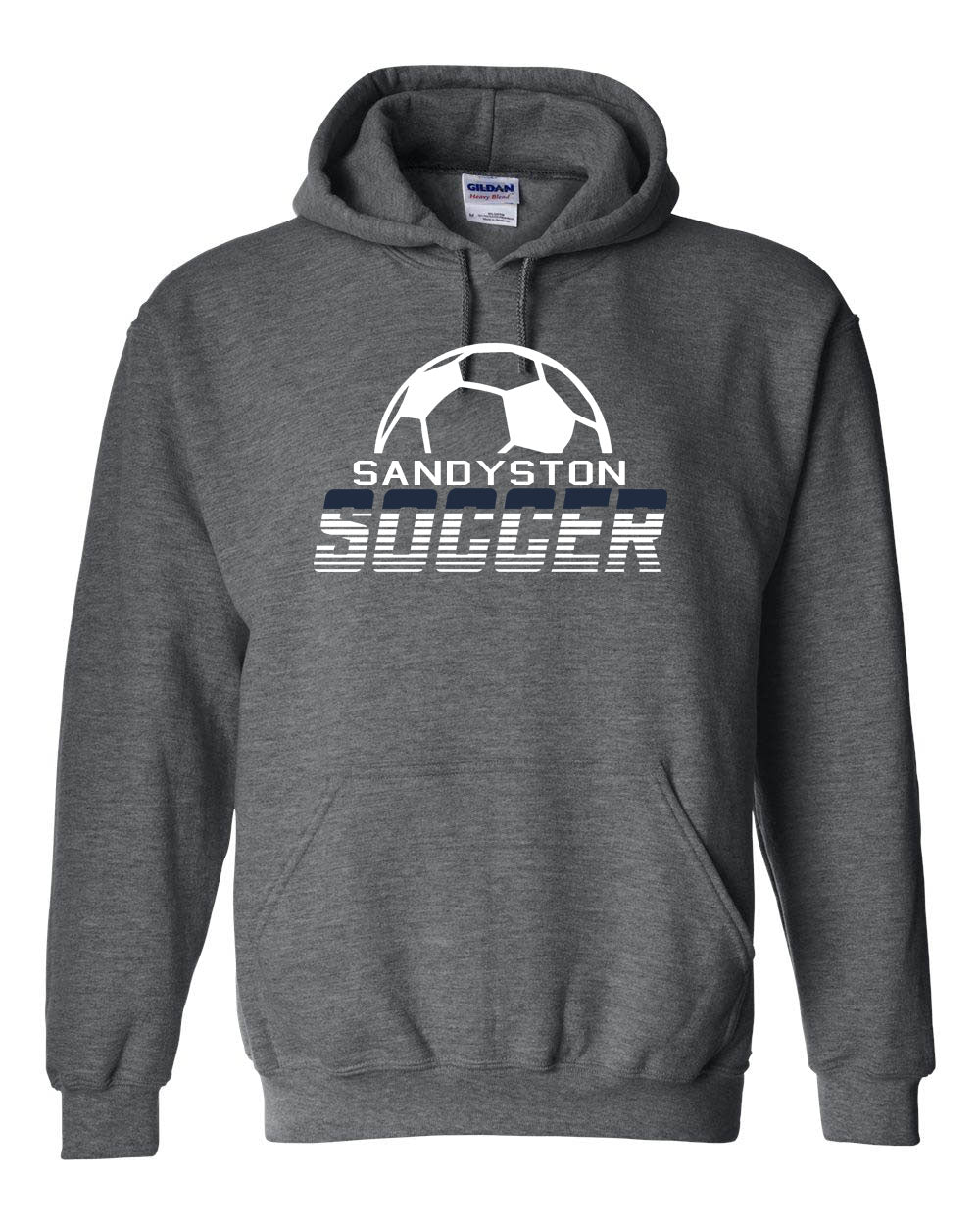 Sandyston Soccer Design 3 Hooded Sweatshirt