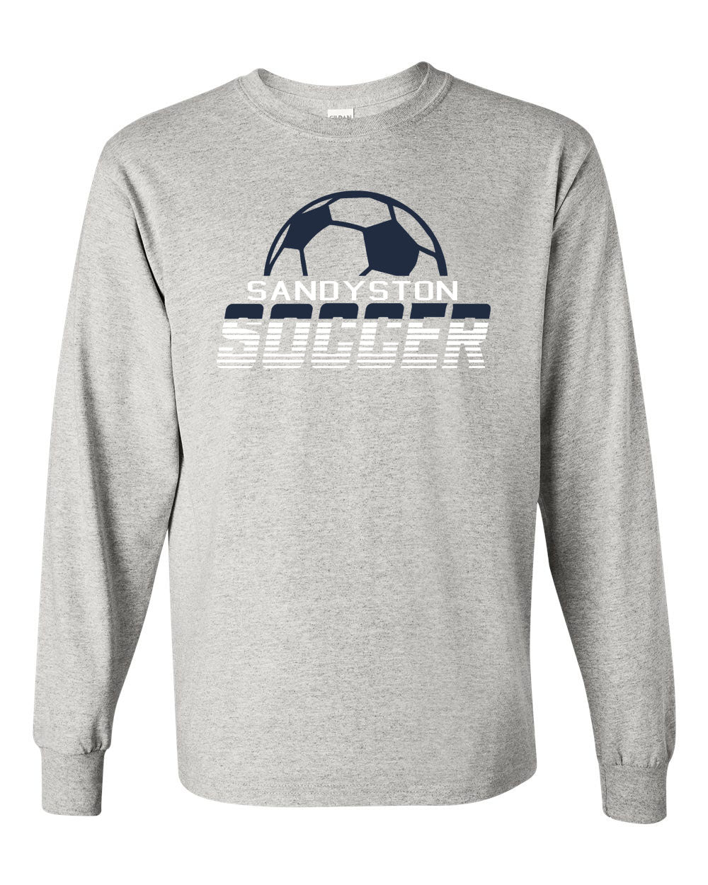 Sandyston Soccer Design 3 Long Sleeve Shirt