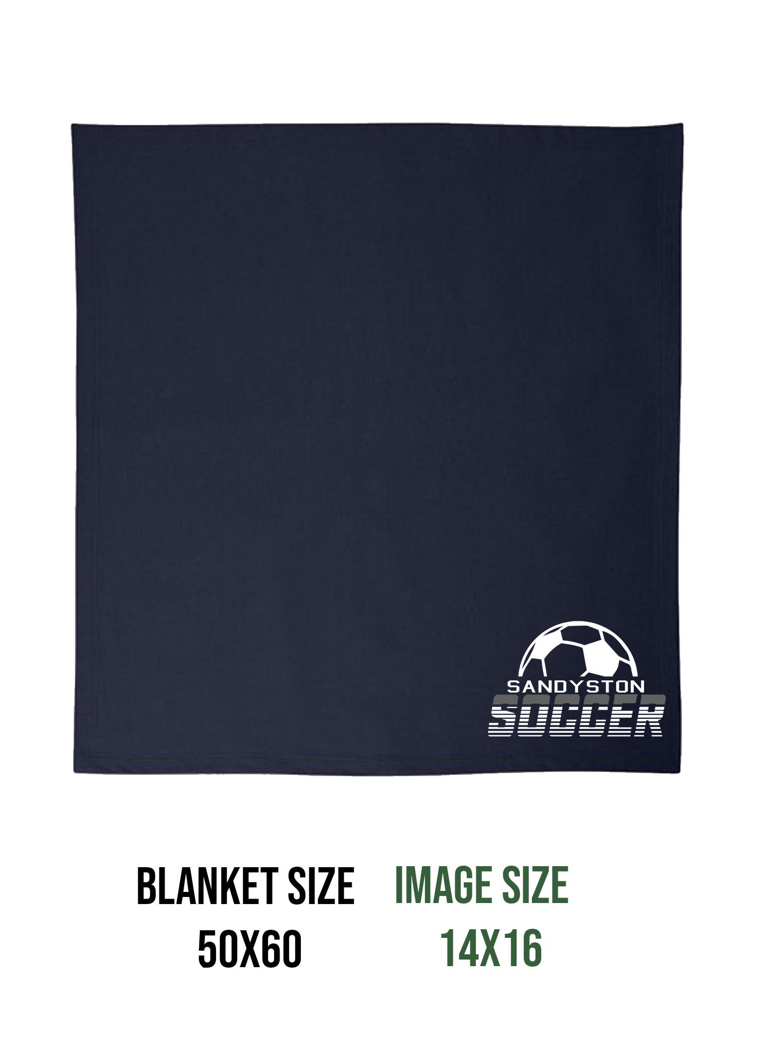 Sandyston Soccer Design 3 Blanket