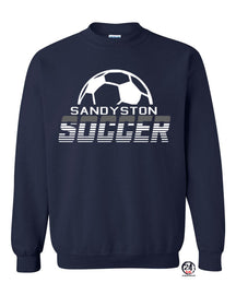 Sandyston Soccer Design 3 non hooded sweatshirt