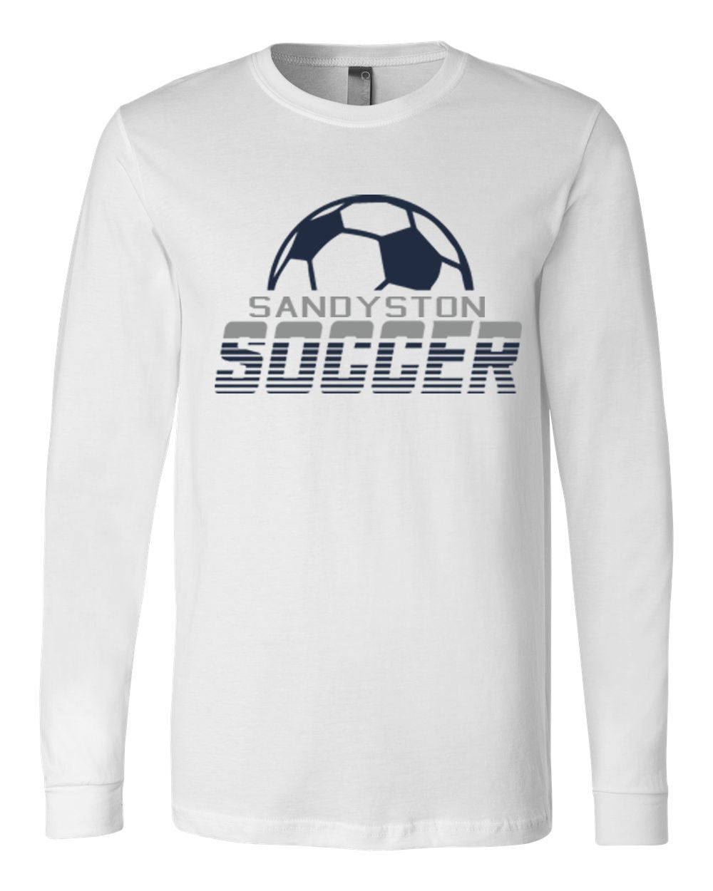 Sandyston Soccer Design 3 Long Sleeve Shirt