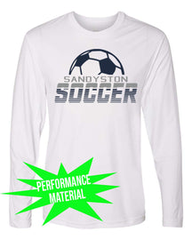 Sandyston Soccer Performance Material Design 3 Long Sleeve Shirt