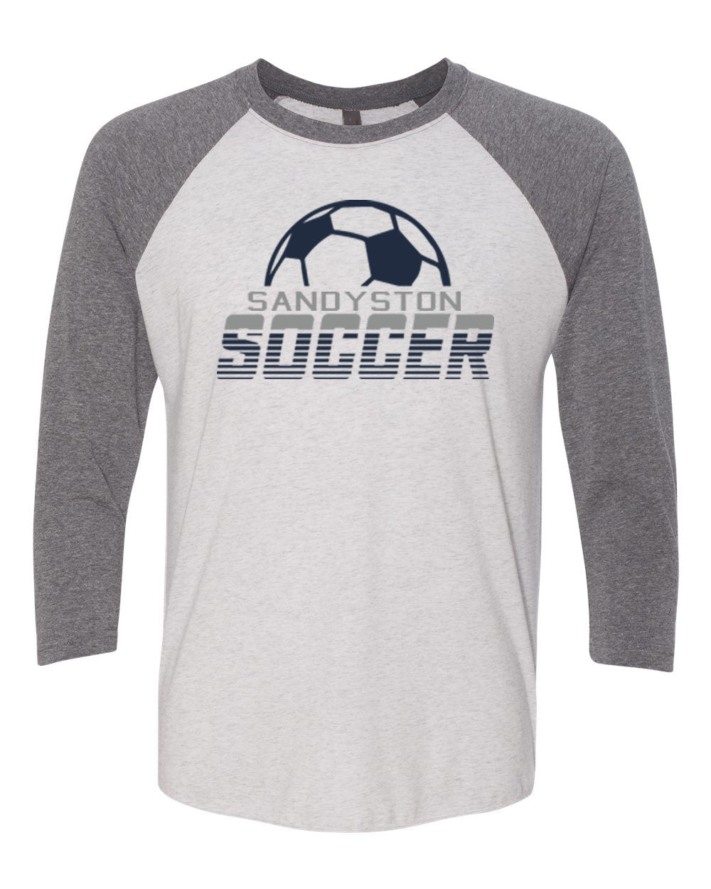 Sandyston Soccer Design 3 raglan shirt
