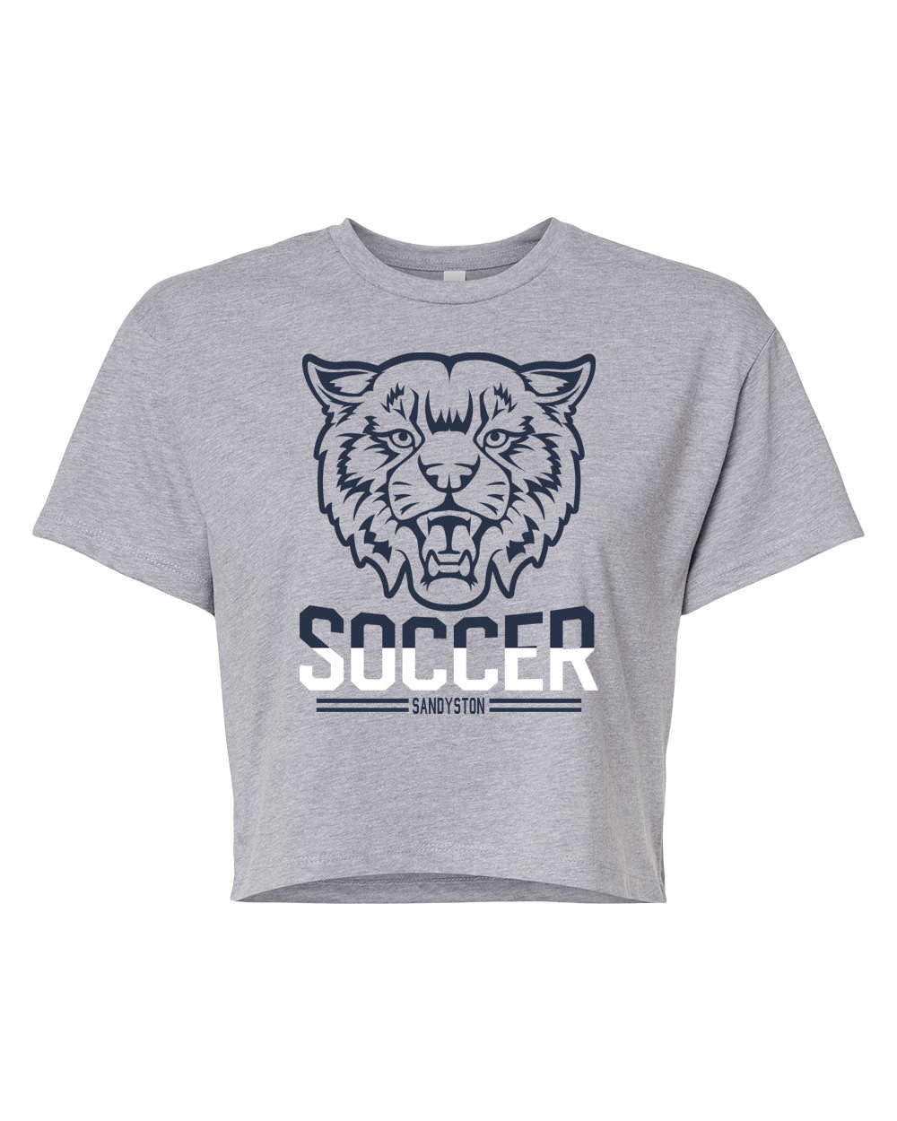 Sandyston Soccer Design 5 Crop Top