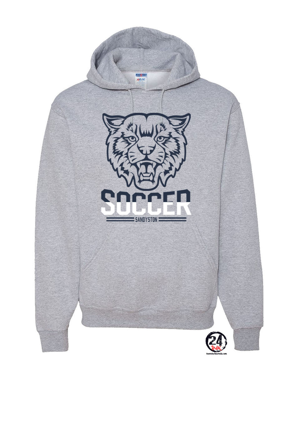 Sandyston Soccer Design 5 Hooded Sweatshirt