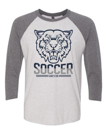 Sandyston Soccer Design 5 raglan shirt