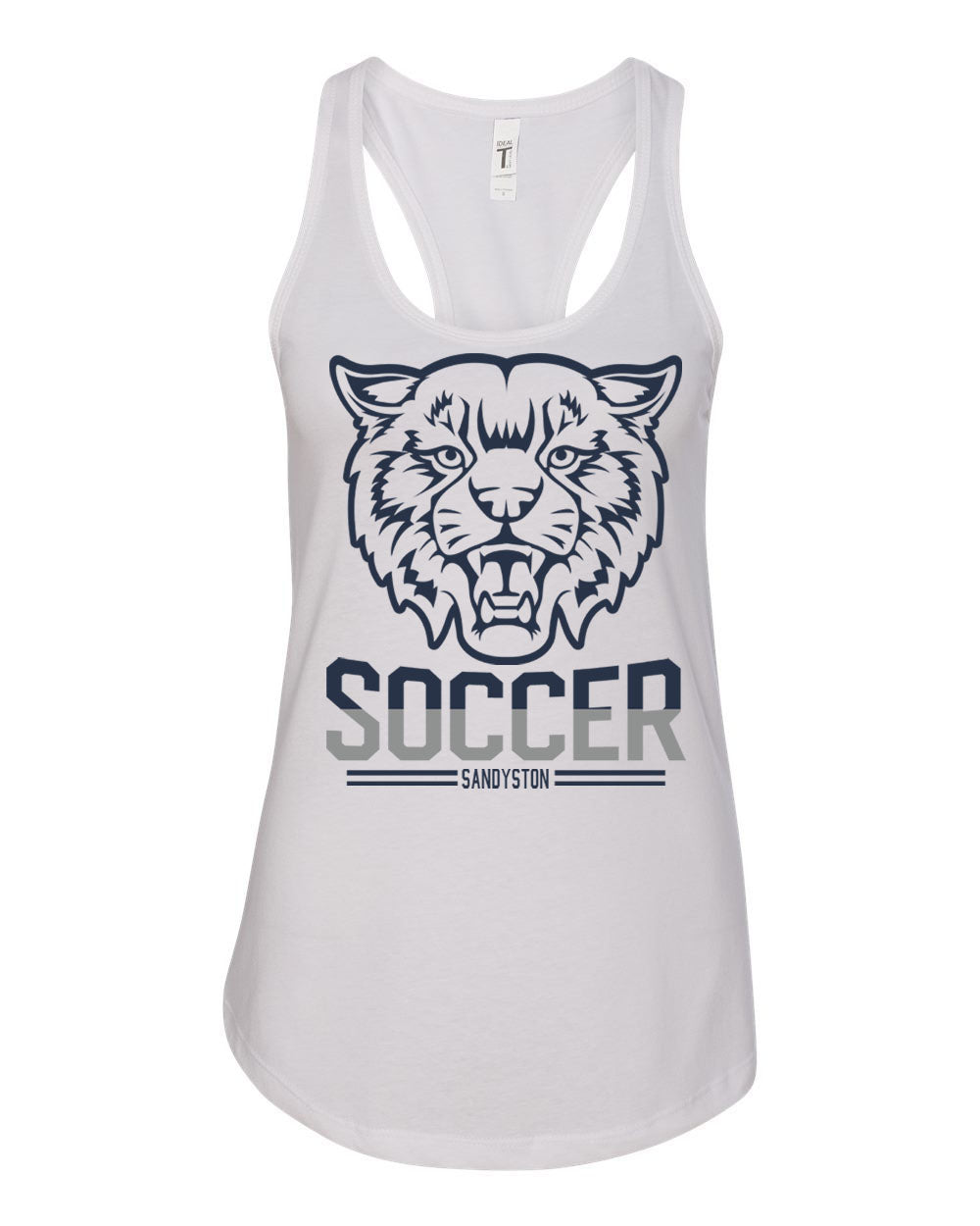 Sandyston Soccer Design 5 Tank Top