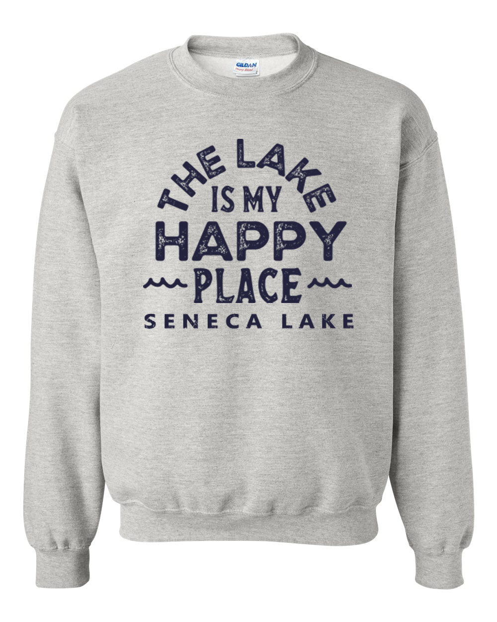 Seneca Lake Design 4 non hooded sweatshirt