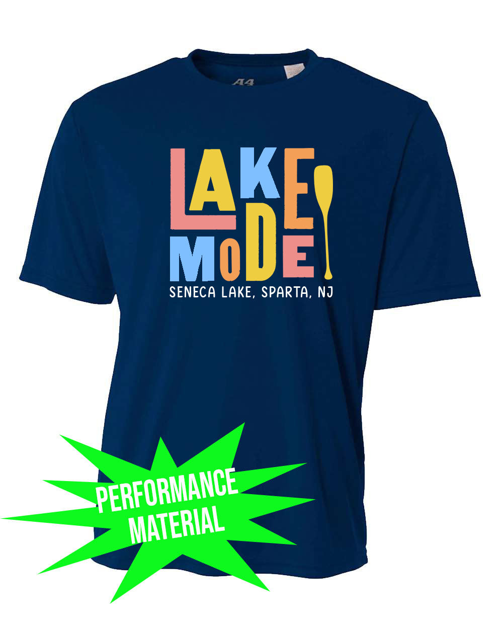 Seneca Lake Performance Material design 3 T-Shirt