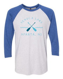 Seneca Lake design 5 raglan shirt