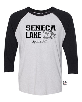 Seneca Lake design 1 raglan shirt
