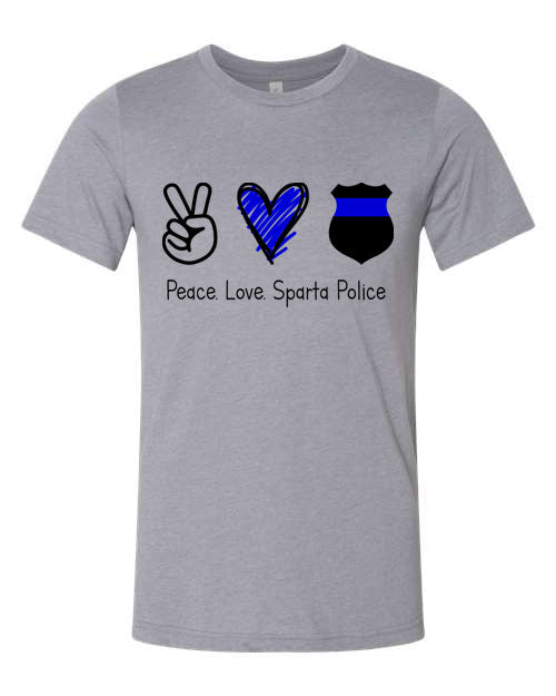 Sparta Police Department Design 3 T-Shirt