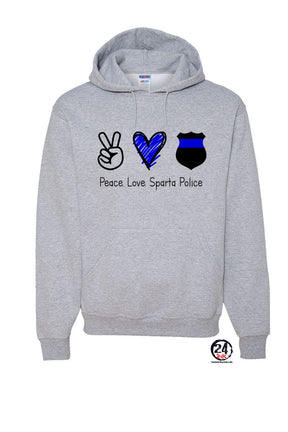 Sparta Police Department Design 3 Hooded Sweatshirt