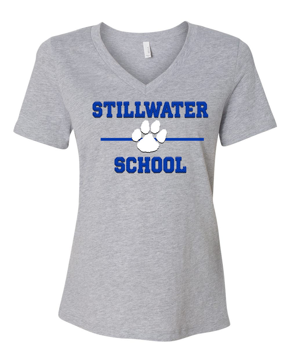 Stillwater Patches V-neck T-Shirt