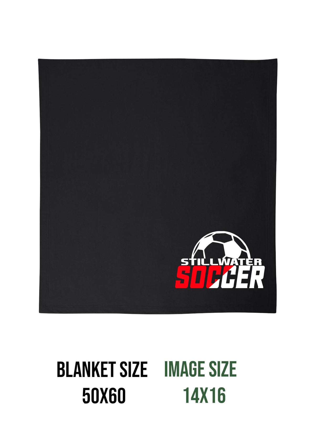 Stillwater Soccer Design 1 Blanket