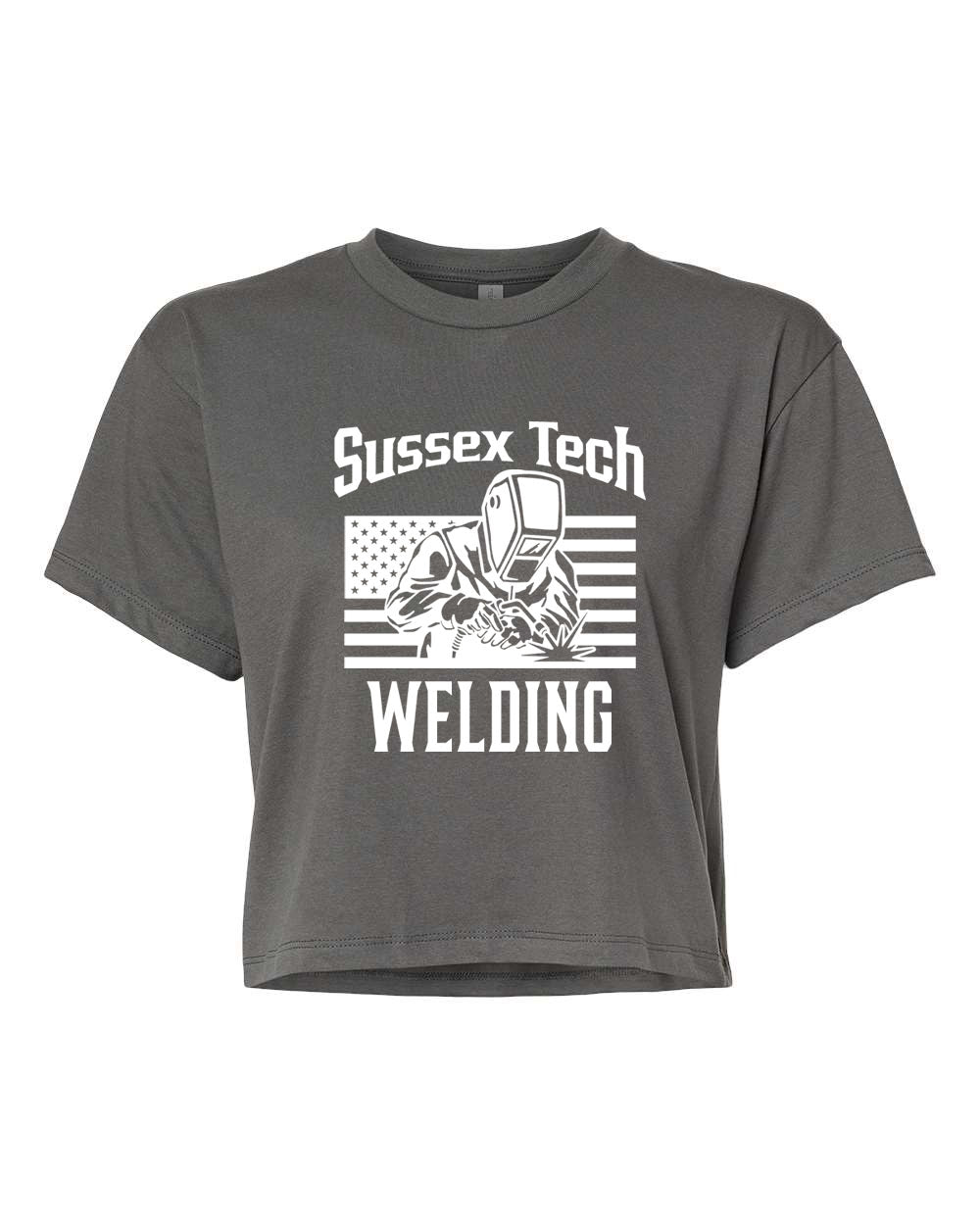 Sussex Tech Welding Design 1 crop top