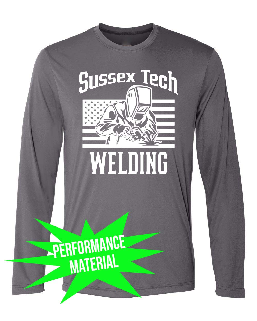 Sussex Tech Welding Performance Material Design 1 Long Sleeve Shirt