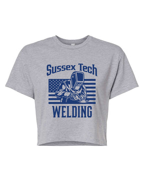 Sussex Tech Welding Design 1 crop top