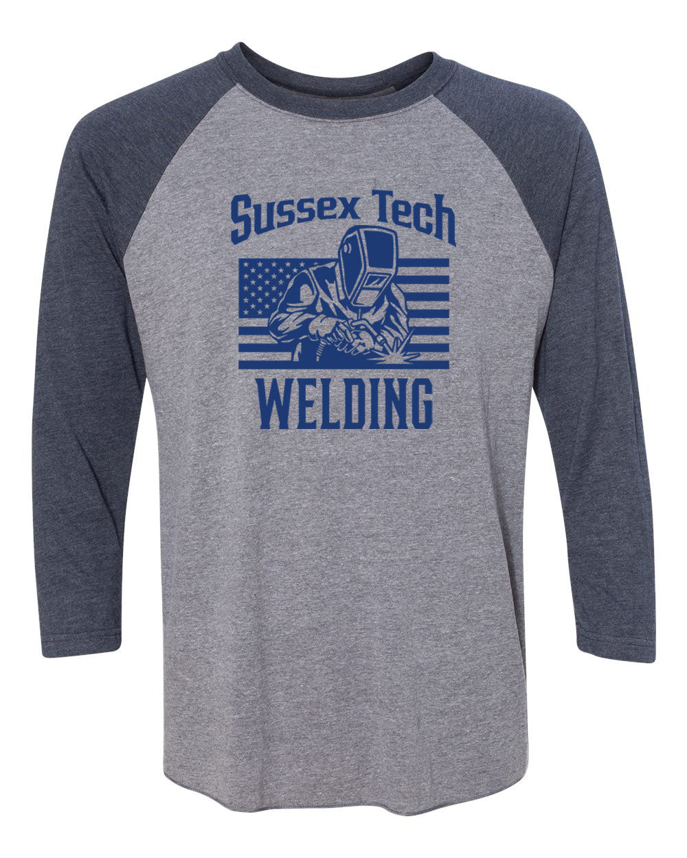 Sussex Tech Welding design 1 raglan shirt