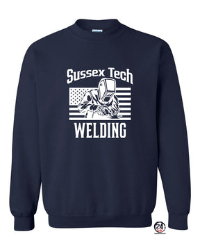 Sussex Tech Welding Design 1 non hooded sweatshirt