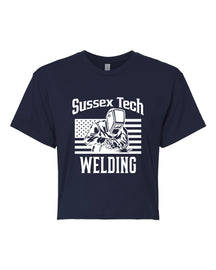 Sussex Tech Welding Design 1 crop top