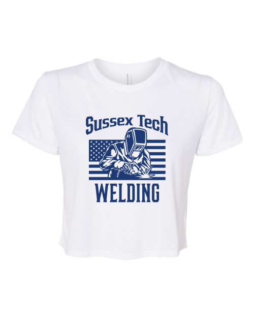 Sussex Tech Welding Design 1 crop top