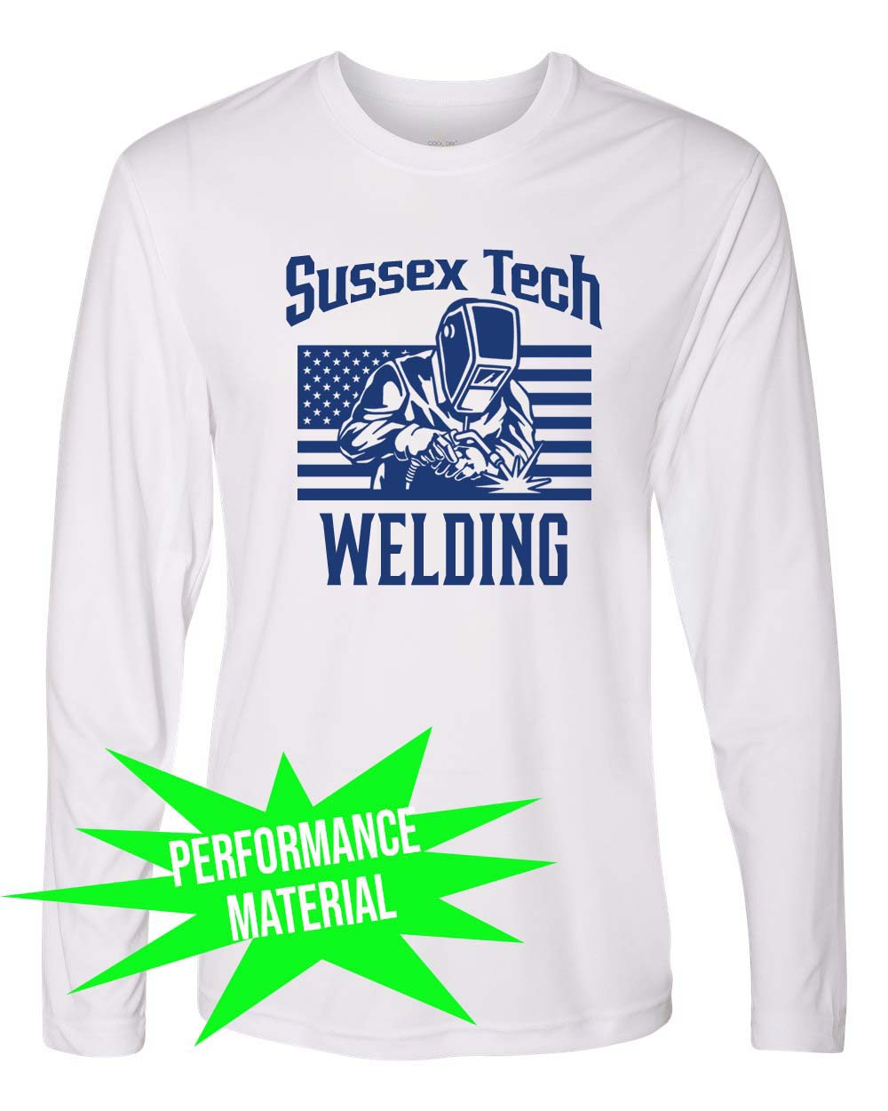Sussex Tech Welding Performance Material Design 1 Long Sleeve Shirt