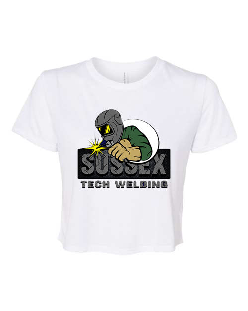 Sussex Tech Welding Design 2 crop top