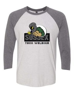 Sussex Tech Welding design 2 raglan shirt
