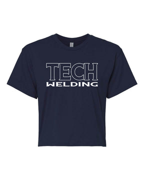 Sussex Tech Welding Design 3 crop top