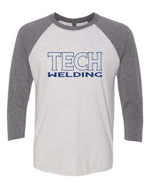 Sussex Tech Welding design 3 raglan shirt