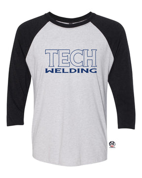 Sussex Tech Welding design 3 raglan shirt