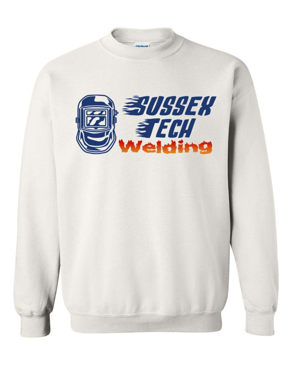 Sussex Tech Welding Design 4 non hooded sweatshirt
