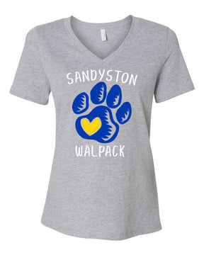 Sandyston Walpack Design 1 V-neck T-shirt